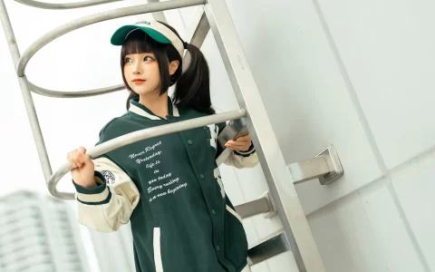 蠢沫沫COS棒球女孩,萌力MAX!