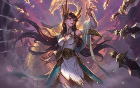 雨波_HaneAmeCOS变身《英雄联盟》艾瑞莉娅“玉剑传说-舞剑仙”