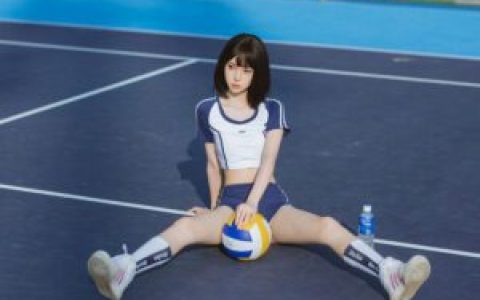 夏日运动服展现许岚LAN迷人魅力