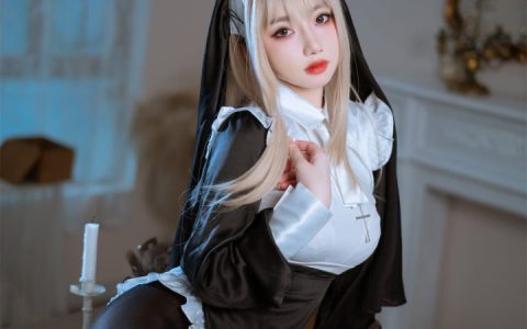 鬼畜瑶在不在w修女COS图集