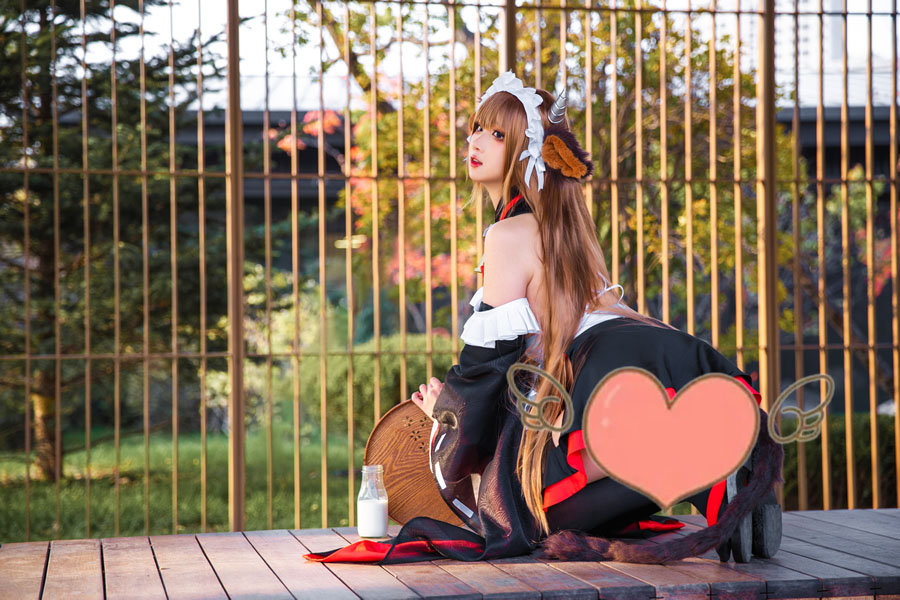 瓦斯塔亚小龙虾cosplay乌烟魔女全套图片作品