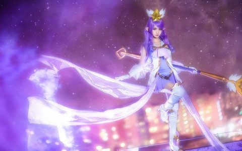 鳗鱼霏儿COS《英雄联盟》“星之守护者”迦娜
