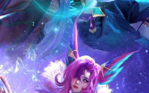 小柔SeeU和W小小白W在《英雄联盟》cos霞洛(Xayah-Rakan)
