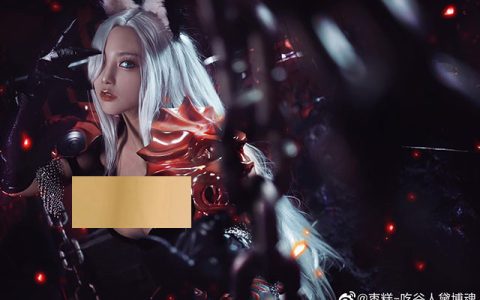 枣糕-吃谷人黛博魂在《神都夜行录》COS化身性感妖魅的狐妖