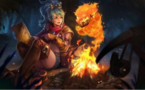 Bellamy在《传说对决》中COSPLAY化身可爱的“探险家”诺克西