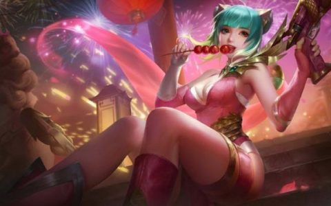 煙_HedY在《传说对决》COSPLAY化身“红莲枪魂-无双”维奥莱特