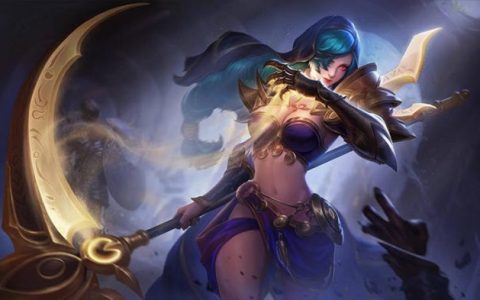 Miu在游戏《传说对决》中COS化身“异域舞娘”美娜