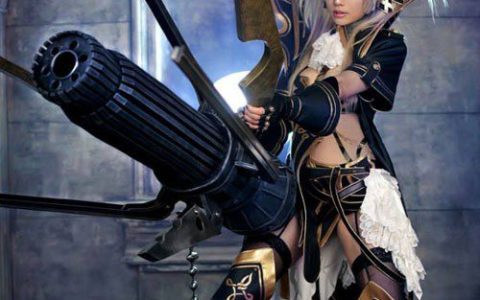 韩国“螺旋猫”成员Tasha的性感华丽《百万亚瑟王》COSPLAY