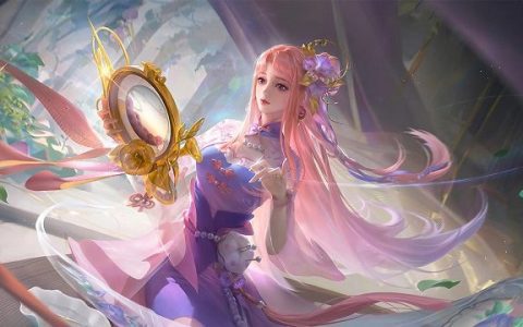 奉燕穿上“乞巧织情”套装cos化身《王者荣耀》古典美人王昭君