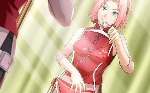 Azami化身的“扬声器”春野樱cosplay版本,是什么样子的?