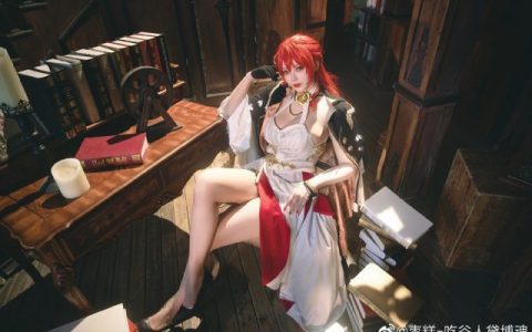 枣糕-吃谷人黛博魂cos《崩坏:星穹铁道》里的姬子,惊艳引爆社交媒体