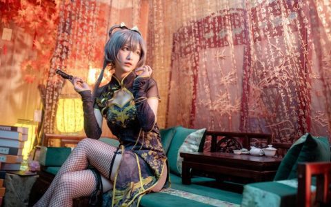 铁板烧鬼舞w_洛天依旗袍cosplay作品 [14P-208MB]