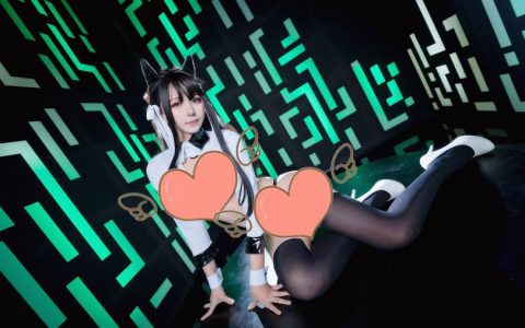 菌烨tako_碧蓝航线·爱宕犬赛车cosplay作品 [9P-30MB]