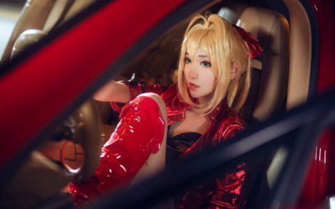 南桃Momoko_Fate/EXTRA·尼禄赛车娘cosplay作品 [19P-119MB]