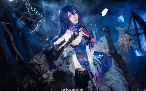 瓜希酱cosplay《崩坏:星穹铁道》希儿,美丽迷人闪耀星辰