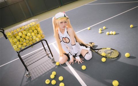 阿包也是兔娘cos史尔特尔贝奇网球服作品