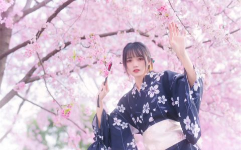 兔子zzz不吃胡萝卜樱花烂漫时少女仙子与樱花的邂逅！