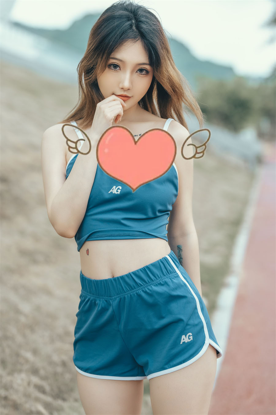 桃良阿宅晨跑X放舱带你领略美丽风景与完美身姿