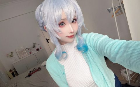 rioko凉凉子化身雪女惊艳展现完美身材!