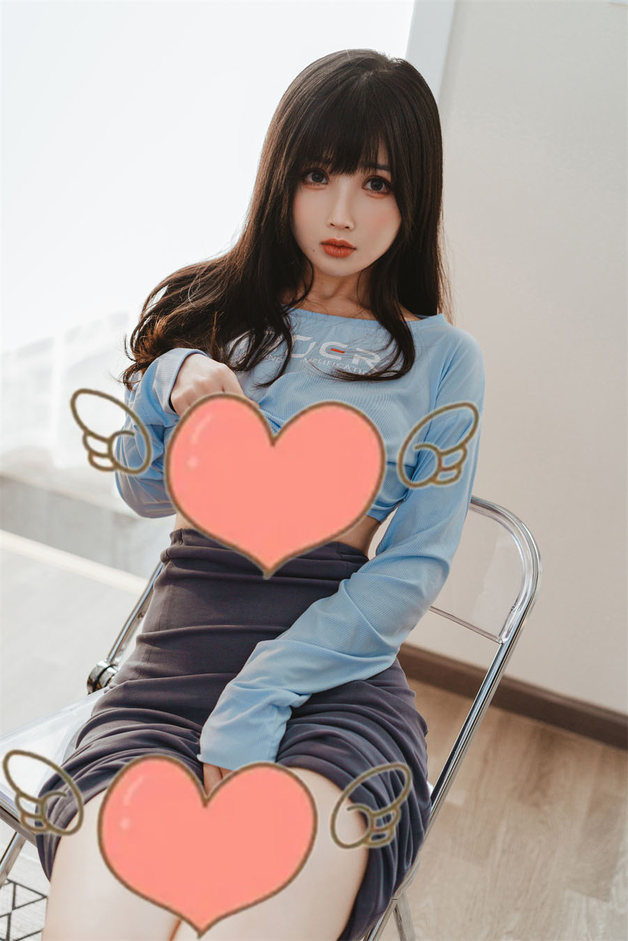 rioko凉凉子吉他妹妹系带裙图片性感音乐艺术的完美融合！