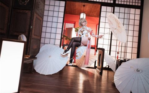 rioko凉凉子cos丽塔浣溪沙古风美少女的华丽演绎!