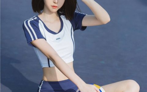 许岚lan运动服图片鉴赏这就是人见人爱的冰淇淋少女