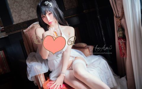 雨波_HaneAme 碧蓝航线·大凤婚纱cos[40P-88MB]