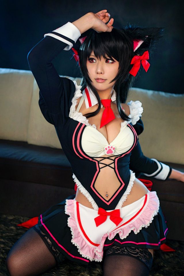 cosplay团体“Spiral Cats”在《灵魂武器》中的美丽角色扮演