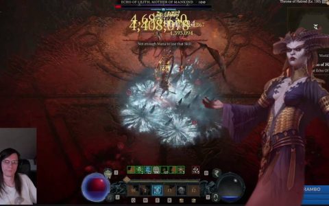 《暗黑破坏神4》冰法大神59秒击杀100级莉莉丝!网:法师要被砍了