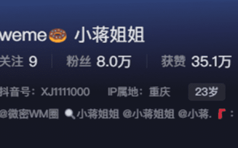 如何看待抖音网红小蒋姐姐微密圈精选作品资源