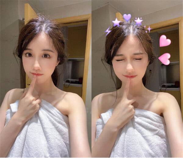 主播轩子巨二兔个人资料曝光，懂得抓住看点的妹子-1