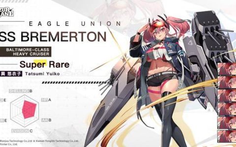 Rioko凉凉子 USS Bremerton女性角色布莱默顿迷你网球裙cos作品欣赏