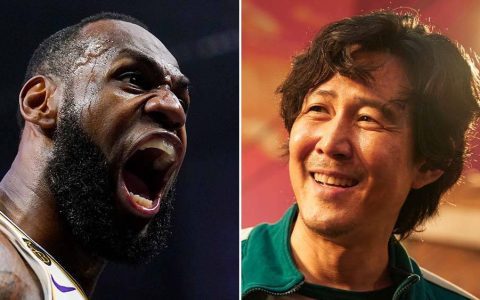 LeBron James 和 Anthony Davis 赛后採访竟大聊《鱿鱼游戏》?对结局不满竟大爆粗口 记者笑喷