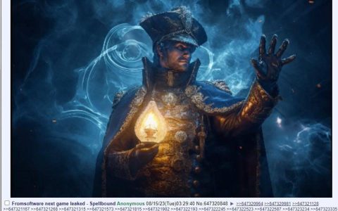 FromSoftware新作传规模小于《艾尔登法环》！疑首张视觉洩露 网批AI作图