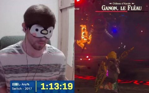 挑战不可能!《萨尔达传说:旷野之息》实况主「全程蒙眼」1小时13分成功通关