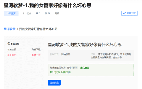 星河软梦工作室爱发电音声音频