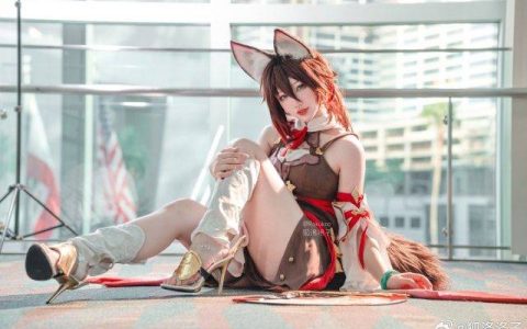 狐洛洛子《崩坏：星穹铁道》停云cosplay照片曝光，Anime Expo 2023惊艳众人！