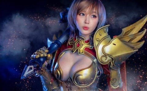《灵魂之声》弓箭手与圣骑士cosplay螺旋猫团队Tasha & Doremi带来的金色时刻!