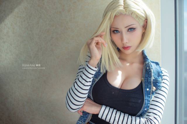 HaneAme雨波演绎的人造人Android 18, 令人惊艳的龙珠cos作品！-1