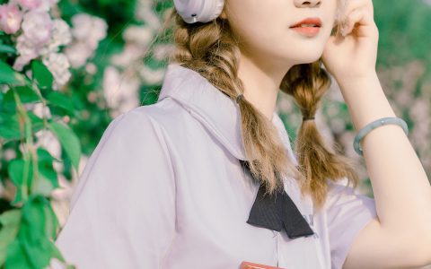 五月你好 清纯 女生 校花 JK 小清新 青春 花 蔷薇花&YiTuYu艺图语