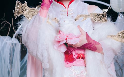 嫦娥拒霜思 Cosplay 二次元 美少女 写真 旗袍&YiTuYu艺图语