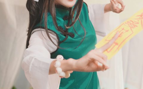 药指小道士 Cosplay 二次元 旗袍 美少女 妹子 可爱&YiTuYu艺图语