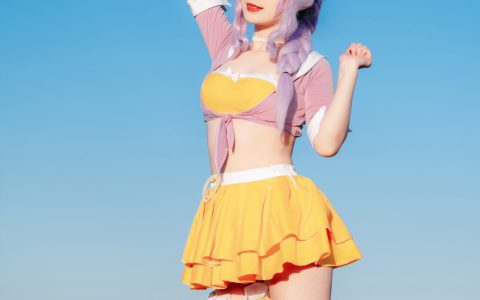 海边的公孙离 写真 Cosplay 美少女 二次元 兔女郎&YiTuYu艺图语