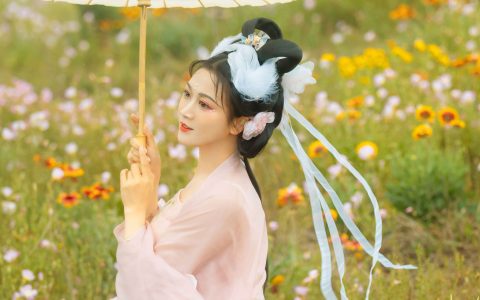 繁花 古装 花 汉服 美人 美丽 优美 小仙女&YiTuYu艺图语