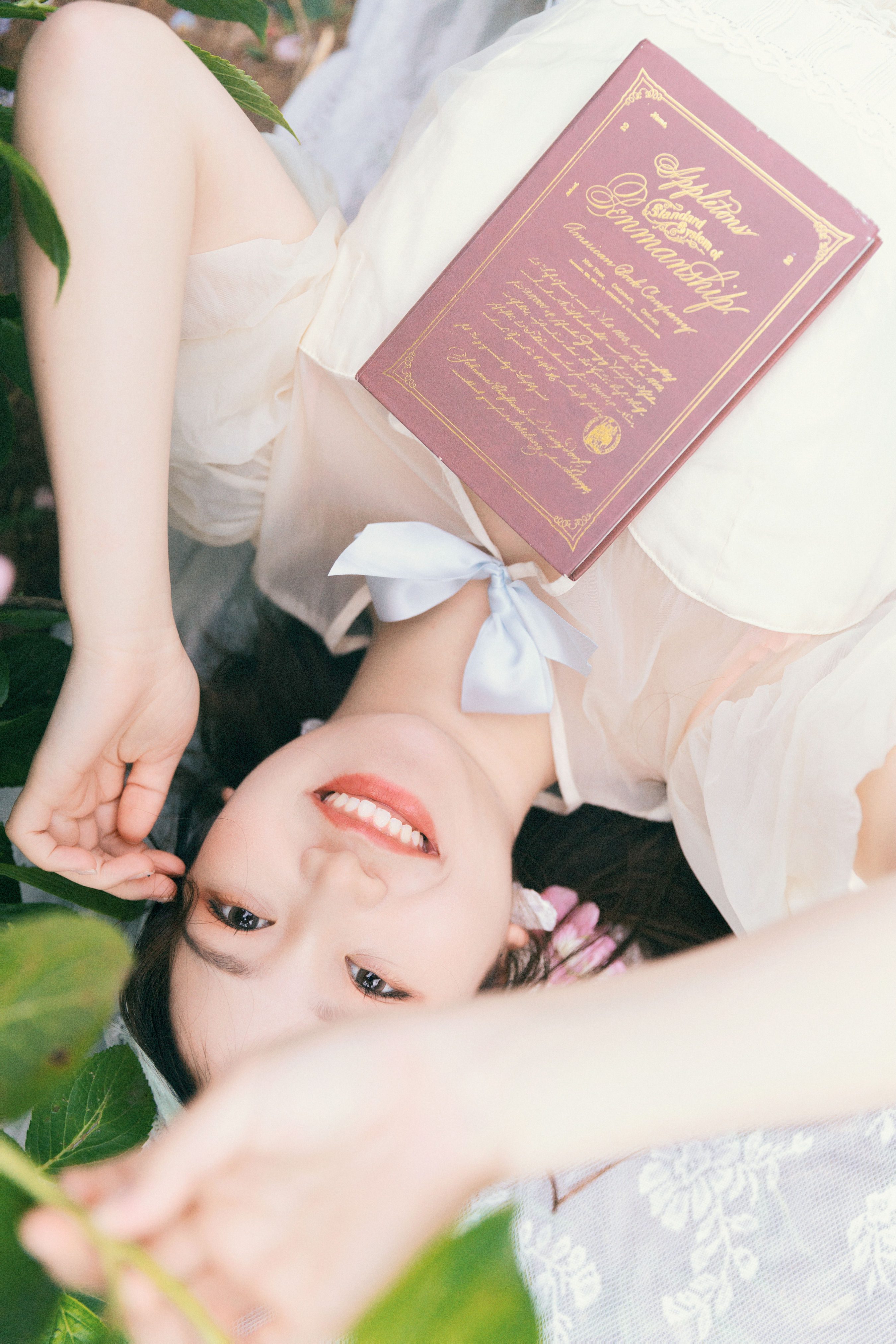 无尽夏 花 少女 可爱 复古 绣球花 夏天 文艺