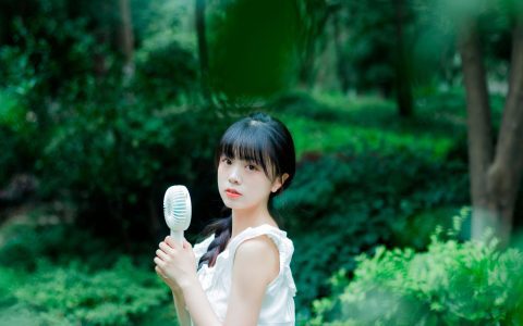青提少女 少女 小清新 绿色 森系 治愈系 青春 文艺&YiTuYu艺图语
