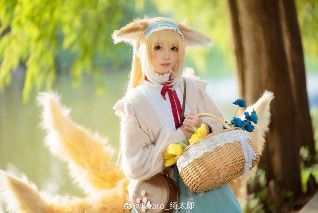 Kitaro_绮太郎cos《明日方舟》铃兰小姐，既可爱又迷人-1