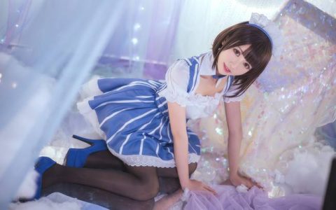 《路人女主的养成方法》女仆版加藤惠cosplay作品欣赏鳗鱼霏儿精彩演绎