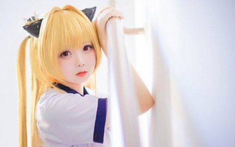 嶋葵化身《TO LOVE DARKNESS》金色暗影伊芙cosplay作品欣赏