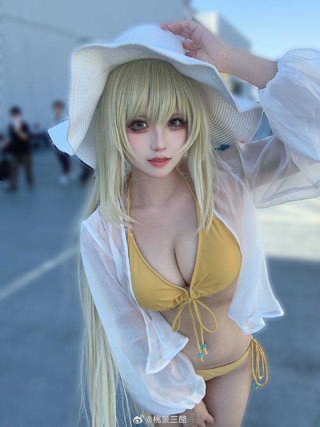 桃景三酪惊艳亮相《蔚蓝档案》十六夜野乃美 cosplay-1